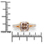 IGI Certified 3.03 Carat Brown Diamond Engagement Ring in 18K Yellow Gold