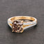 IGI Certified 3.03 Carat Brown Diamond Engagement Ring in 18K Yellow Gold