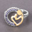 0.28 Carat Genuine Tanzanite .925 Sterling Silver Engagement Ring