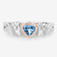 0.52 Carat Genuine Swiss Blue Topaz Sterling Silver Ring