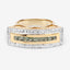 1.08 Carat Genuine Green Sapphire Sterling Silver Engagement Ring