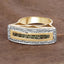1.08 Carat Genuine Green Sapphire Sterling Silver Engagement Ring