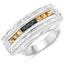 Anillo de Compromiso de Zafiro Múltiple de 1.08 Quilates en Plata Esterlina .925