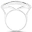 Anillo de Compromiso de Zafiro Múltiple de 1.08 Quilates en Plata Esterlina .925