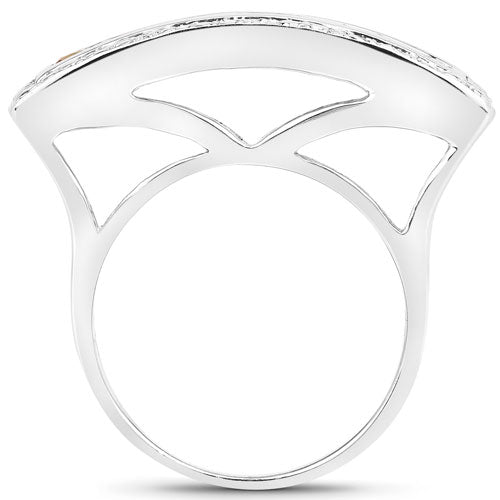 Anillo de Compromiso de Zafiro Múltiple de 1.08 Quilates en Plata Esterlina .925