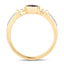 1.00 Carat Ruby and Diamond 14K Yellow Gold Engagement Ring