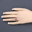 1.06 Carat Ruby and Diamond 14K White Gold Engagement Ring
