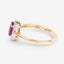 1.06 Carat Ruby and Diamond 14K Yellow Gold Engagement Ring