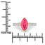 1.01 Carat Ruby and Diamond 14K Yellow Gold Engagement Ring