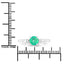 0.71 Carat Zambian Emerald & Diamond 14K White Gold Engagement Ring