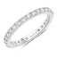 1.00 Carat Lab Grown Diamond 14K White Gold Engagement Ring