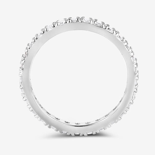 1.00 Carat Lab Grown Diamond 14K White Gold Engagement Ring