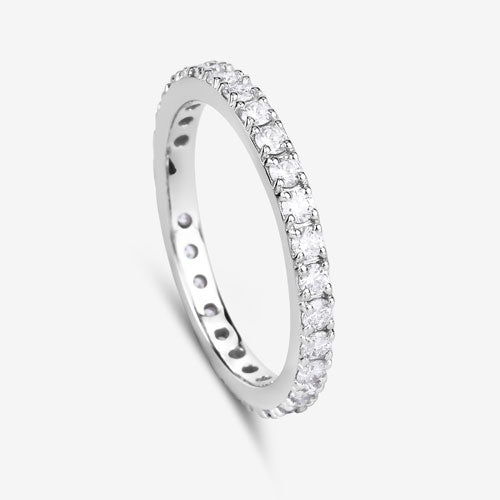 1.00 Carat Lab Grown Diamond 14K White Gold Engagement Ring