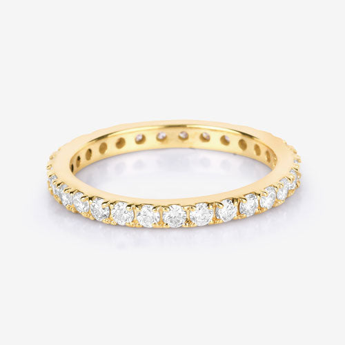 1.00 Carat Lab Grown Diamond 14K Yellow Gold Engagement Ring