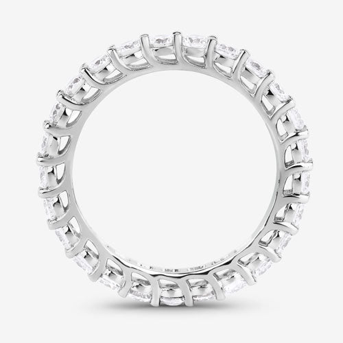 Anillo de Compromiso de Diamante Creado en Laboratorio de 1.50 Quilates en Oro Blanco de 14K
