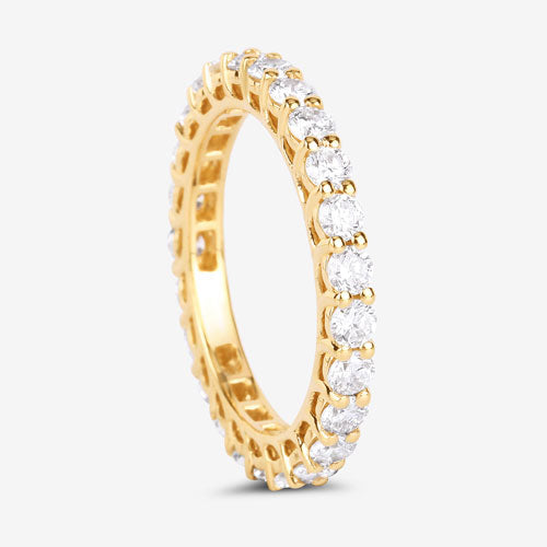 1.50 Carat Lab Grown Diamond 14K Yellow Gold Engagement Ring
