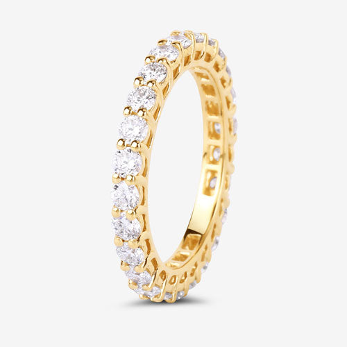 1.50 Carat Lab Grown Diamond 14K Yellow Gold Engagement Ring