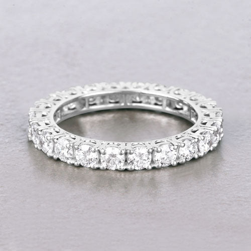 2.00 Carat Lab Grown Diamond 14K White Gold Engagement Ring