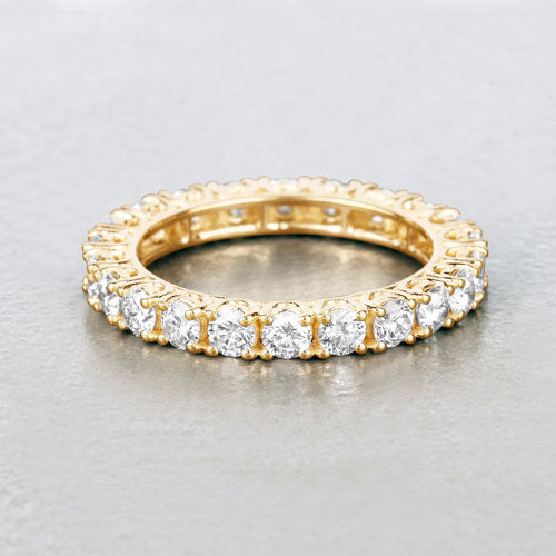 2.00 Carat Lab Grown Diamond 14K Yellow Gold Engagement Ring