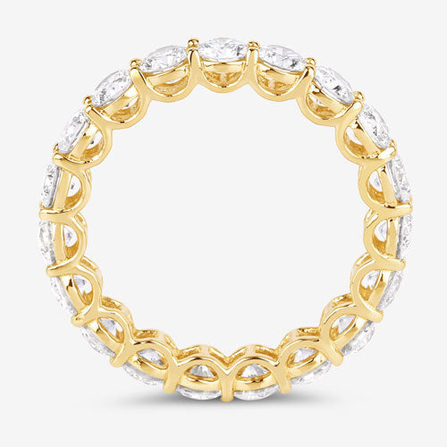 Anillo de Compromiso de Diamante Creado en Laboratorio de 3.00 Quilates en Oro Amarillo de 14K