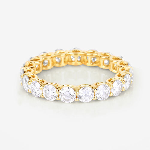 Anillo de Compromiso de Diamante Creado en Laboratorio de 3.00 Quilates en Oro Amarillo de 14K