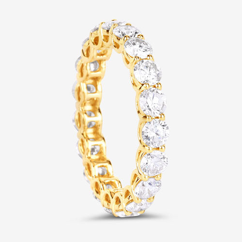 Anillo de Compromiso de Diamante Creado en Laboratorio de 3.00 Quilates en Oro Amarillo de 14K