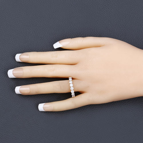 Anillo de Compromiso de Diamante Creado en Laboratorio de 3.00 Quilates en Oro Amarillo de 14K