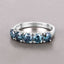 1.22 Carat Genuine Blue Diamond 14K White Gold Ring