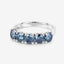 1.22 Carat Genuine Blue Diamond 14K White Gold Ring