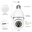 Caméra de Bulbe Éclairant IP E27 1080P 360° - Sécurité Domestique Intelligente