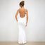 Vestido Elegante Sin Espalda con Tirantes