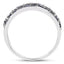 Bague en argent sterling avec saphir bleu véritable de 1,70 carat