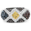 Anillo de Clúster de Múltiples Diamantes de 0.61 Quilates en Plata Esterlina