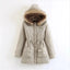 Abrigo de Invierno Estilo Preppy para Mujer