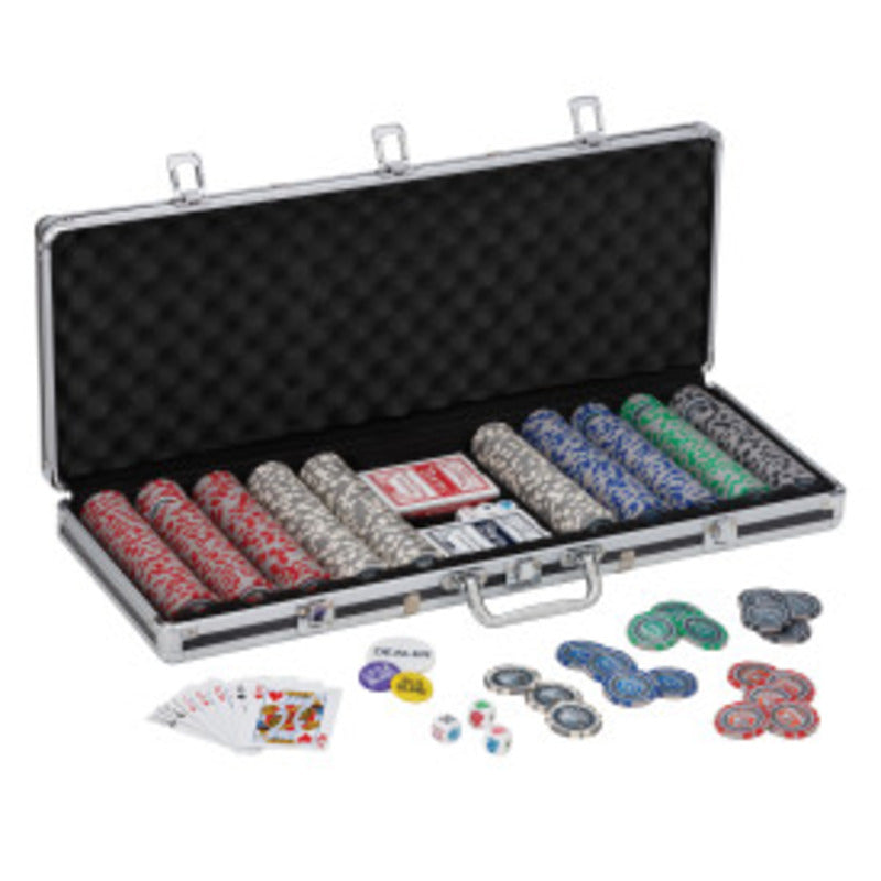 Fat Cat Bling Poker Chip Set, 2ct Acrylic Chip Trays - Korvel