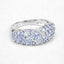 1.48 Carat Genuine Tanzanite Sterling Silver Engagement Ring