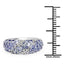 1.48 Carat Genuine Tanzanite Sterling Silver Engagement Ring