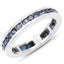 2.00 Carat Genuine Blue Sapphire Sterling Silver Ring