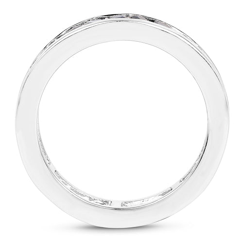 2.00 Carat Genuine Blue Sapphire Sterling Silver Ring
