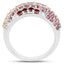 2.35 Carat Multi Stone .925 Sterling Silver Engagement Ring