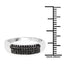 0.22 Carat Genuine Black Diamond Sterling Silver Engagement Ring