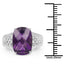 Anillo de Amatista Genuina de 6.50 Quilates en Plata Esterlina .925