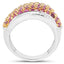 2.49 Carat Genuine Ruby .925 Sterling Silver Engagement Ring