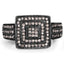0.42 Carat Genuine Champagne Diamond Sterling Silver Engagement Ring