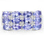 3.00 Carat Genuine Tanzanite Sterling Silver Engagement Ring