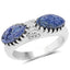 2.28 Carat Genuine Lapis Lazuli Sterling Silver Ring