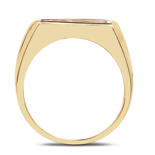 Bague de fiançailles en argent sterling plaqué or jaune 14K avec diamant bleu