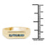 Bague de fiançailles en argent sterling plaqué or jaune 14K avec diamant bleu