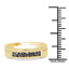 Bague de fiançailles en argent sterling avec diamant noir véritable de 0,50 carat