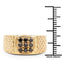 0.40 Carat Genuine Black Diamond Sterling Silver Ring